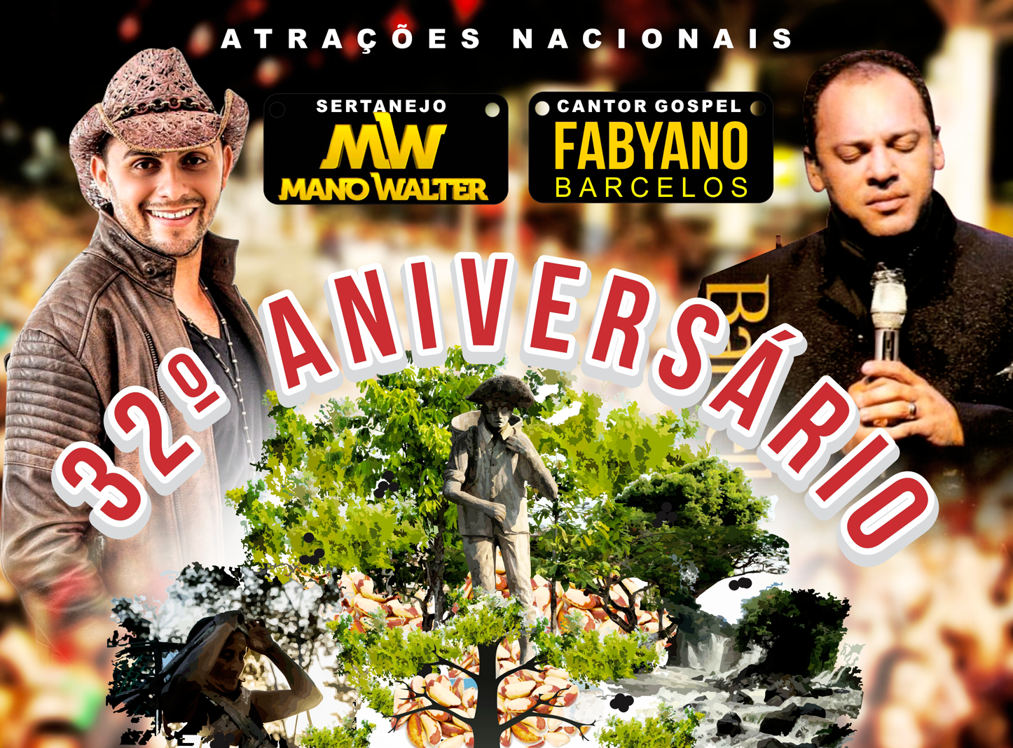 Prefeitura divulga programação do aniversário da cidade.